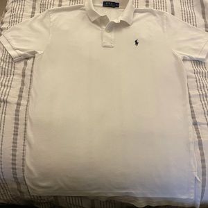 Ralph Lauren men’s polo white blue classic medium